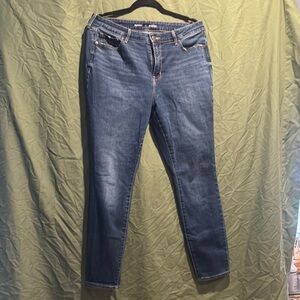 Women's High Rise Pop Icon Skinny Blue Jeans